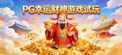 PG幸运财神游戏试玩，中国风财神与金币元素